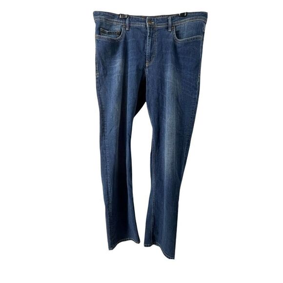 MAC Jeans Mens Blue Denim Straight Leg Relaxed Fit Size 38 x 34 Inch Pants - Picture 1 of 5